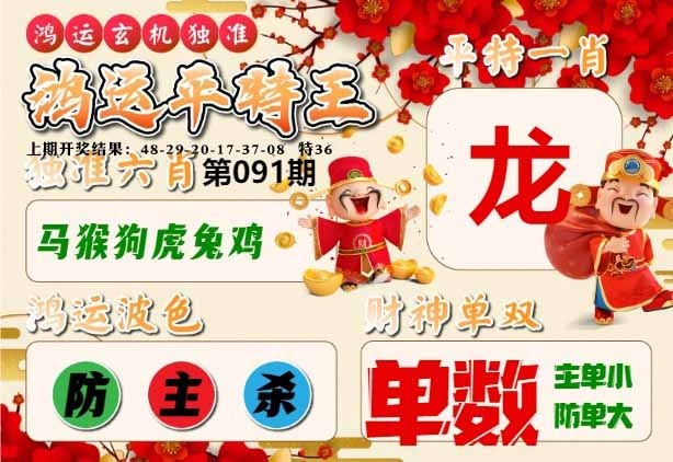 091期鸿运平特王[图]